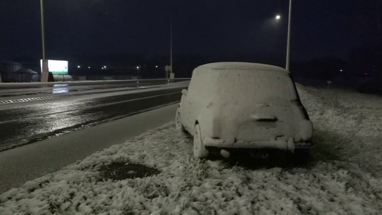 Les images des flocons tombés cette nuit dans le Pas-de-Calais