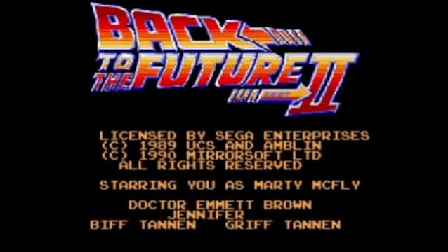 Joueur du Grenier - Retour vers le futur II - Master system