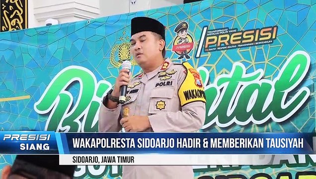 Pembinaan Rohani & Mental Memasuki Bulan Suci Ramadhan di Polresta Sidoarjo