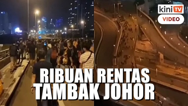 Suasana penuh emosi sambut pembukaan semula Tambak Johor