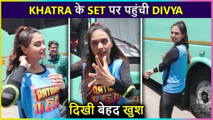 Post Breakup With Varun Divya In Super Happy Mood At The Khatra Khatra Set