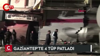 Gaziantep’te, lokantadaki tüpler patladı, ortalık savaş alanına döndü