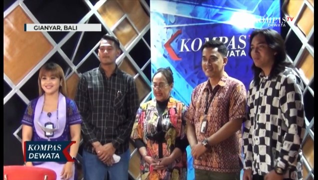 Sukmawati Soekarno Putri Kunjungi Studio Kompas TV Bali