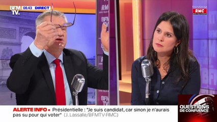 Le face-à-face entre Jean Lassalle et Apolline de Malherbe dérape sur BFM TV : "Ecoutez, si vous voulez partir, allez-y !"