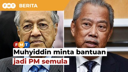 Muhyiddin minta bantuan saya untuk jadi PM semula, kata Dr M