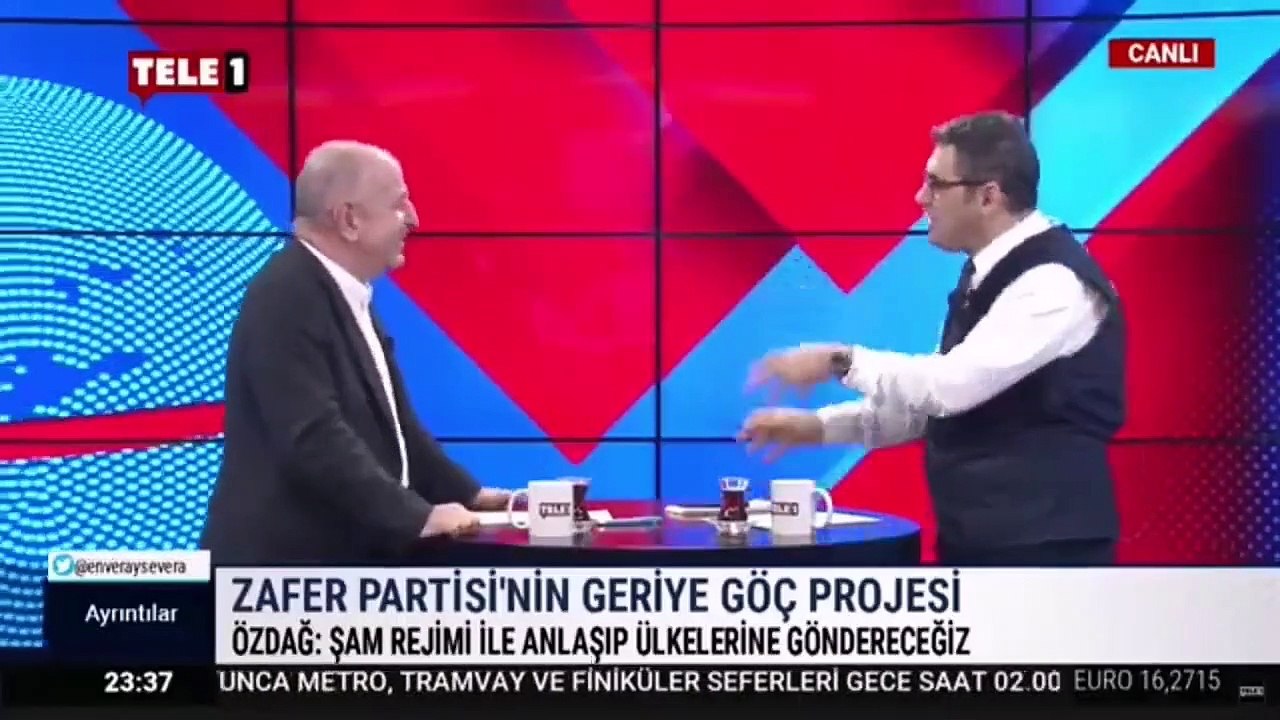 Enver Aysever ve Ümit Özdağ canlı yayında tartıştı: "Siz çok romantiksiniz, sizin romantizminizle devlet yönetemeyiz"
