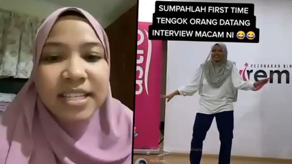 Gadis ini confident sertai uji bakat Dewi Remaja! Siap betulkan seluar depan juri sambil buat lawak