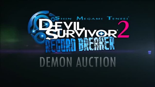 Shin Megami Tensei : Devil Survivor 2 Record Breaker Auction Trailer