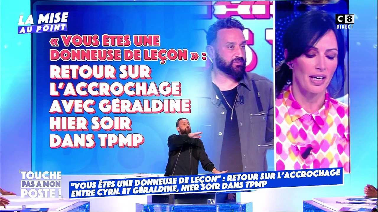 La grande explication entre Cyril Hanouna et Géraldine Maillet
