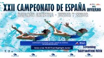 CAMPEONATO DE ESPAÑA JUNOR Y SENIOR DE INVIERNO DE NATACIÓN ARTISTICA - Viernes mañana