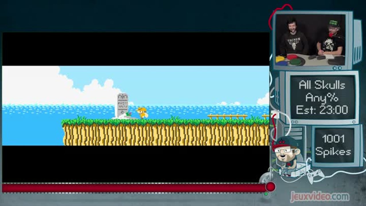 Speed Game : Une run en live sur 1001 Spikes