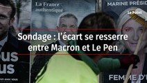 Sondage : l'écart se resserre entre Macron et Le Pen