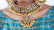 Kundan Gold Plated Wedding Jewellery Pearl Choker Necklace Set