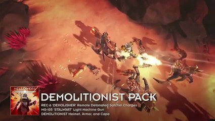 Helldivers - 4 nouveaux packs de renfort