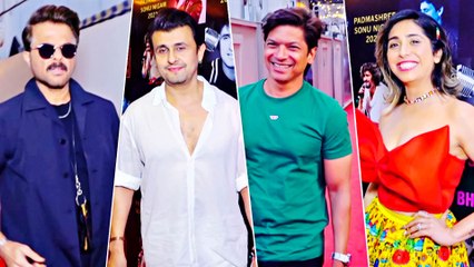 Anil Kapoor, Jackie Shroff, Neha Bhasin & Others Attend Sonu Nigam's Padma Shri Win Party