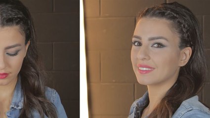 بالفيديو، خطوات تسريحة الضفائر للشعر القصير مع جويل