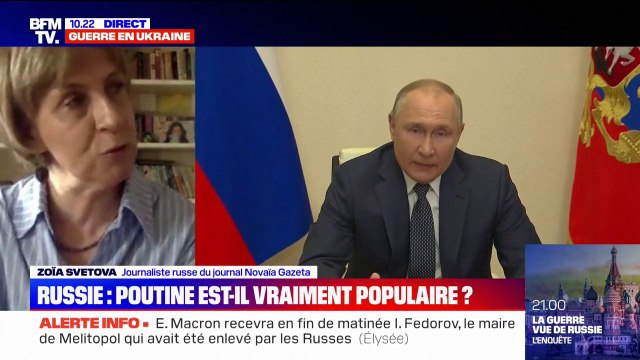 Bien sûr qu'il y a des Russes qui soutiennent Poutine : une journaliste de Novaïa Gazeta témoigne sur BFMTV