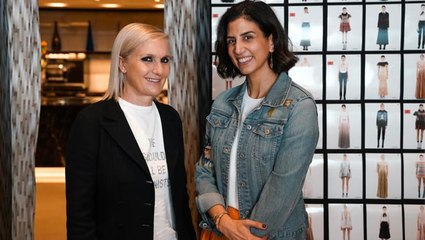 ياسمينة تلتقي ماريا غرازيا كيوري المديرة الإبداعيّة لديور