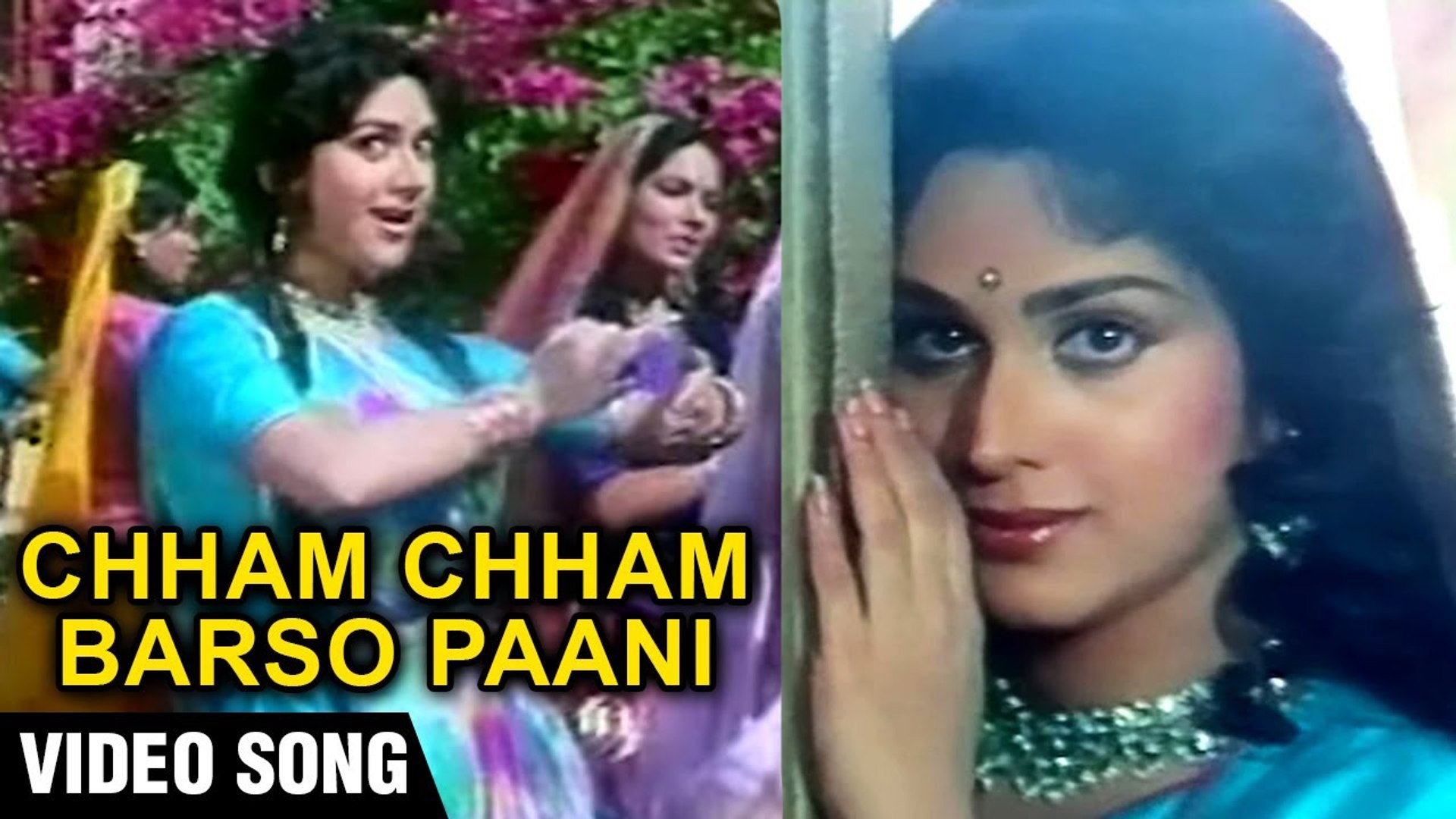 Chham Chham Barso Paani - Video Song | Kshatriya | Meenakshi Sheshadri,  Vinod Khanna | Romantic Song - video Dailymotion