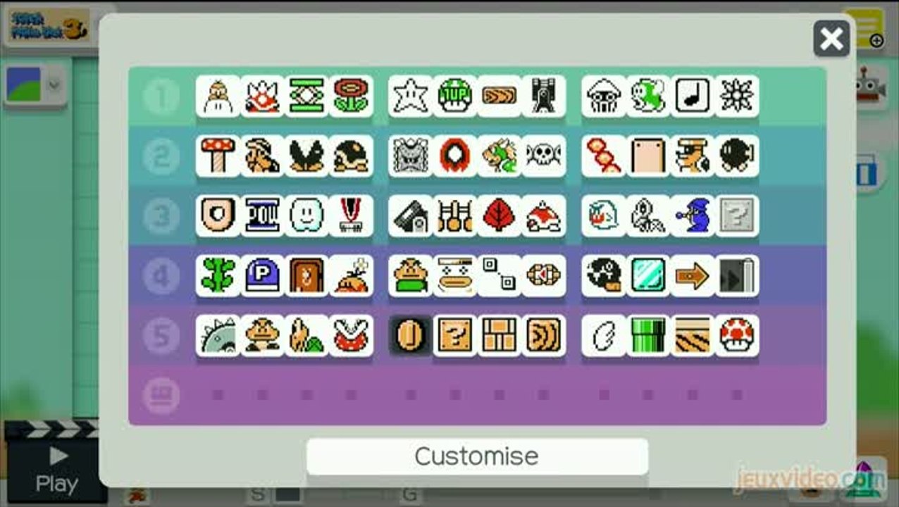 Super Mario Maker : 2/3 - Une création hyper intuitive