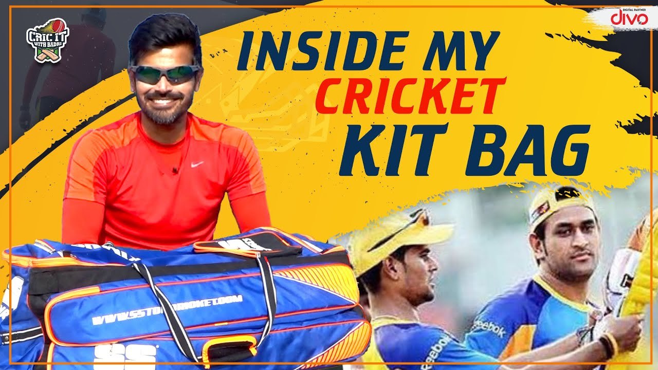Inside My Cricket KIT Bag | Kit Bag Tour With Badri - video Dailymotion