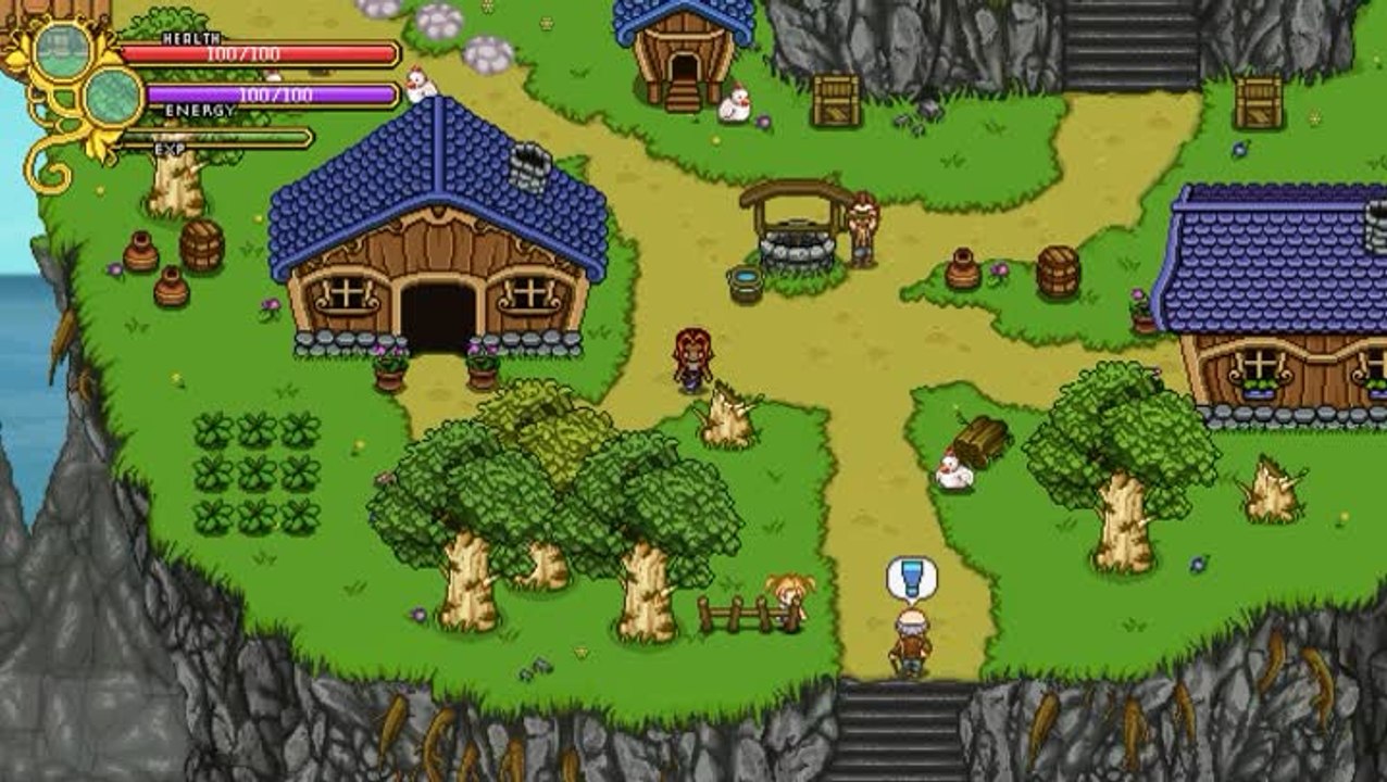 Secrets Of Grindea gameplay