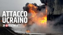 Incendio al deposito di petrolio a Belgorod, Russia: “Colpito da due elicotteri ucraini”