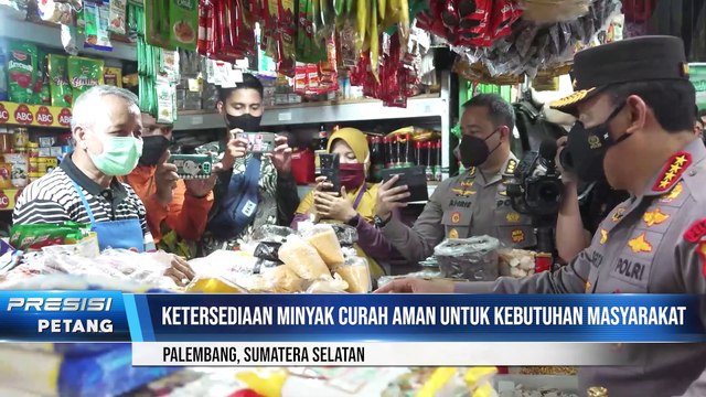 Kapolri Tinjau Pabrik di Palembang, Minta Produksi Minyak Curah Ditingkatkan
