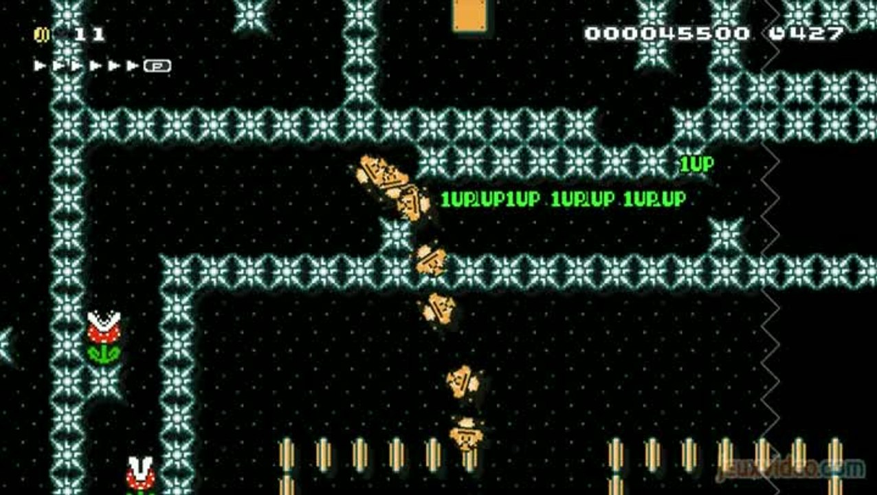 Super Mario Maker - Création perso : Spiky Waters