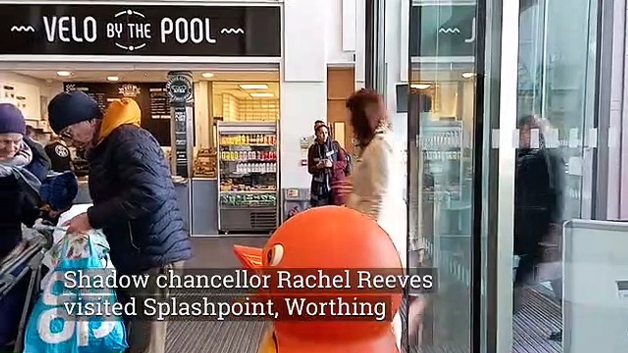 Labour's Shadow Chancellor visits Worthing leisure centre