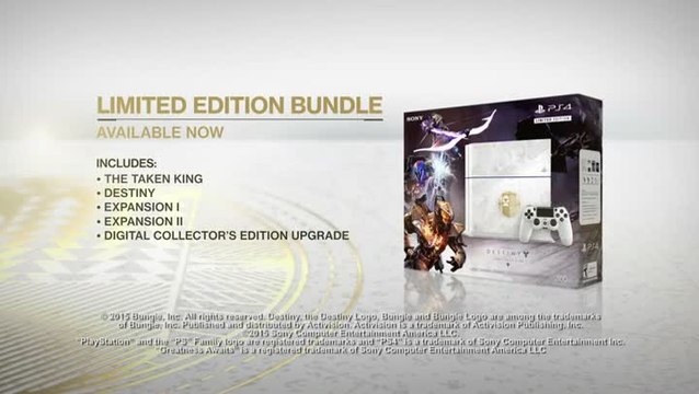 Destiny The Taken King limited edition PS4 Bundle.mp4