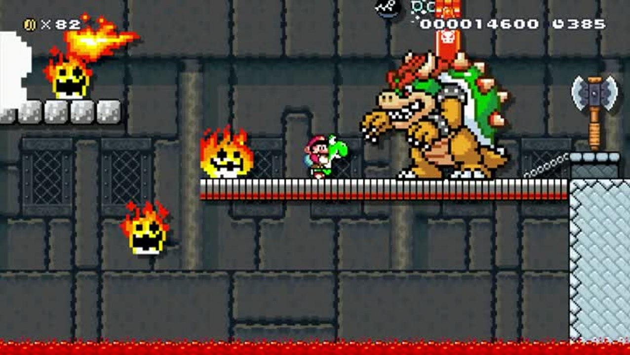 Super Mario Maker - Création perso : Save Yoshi !