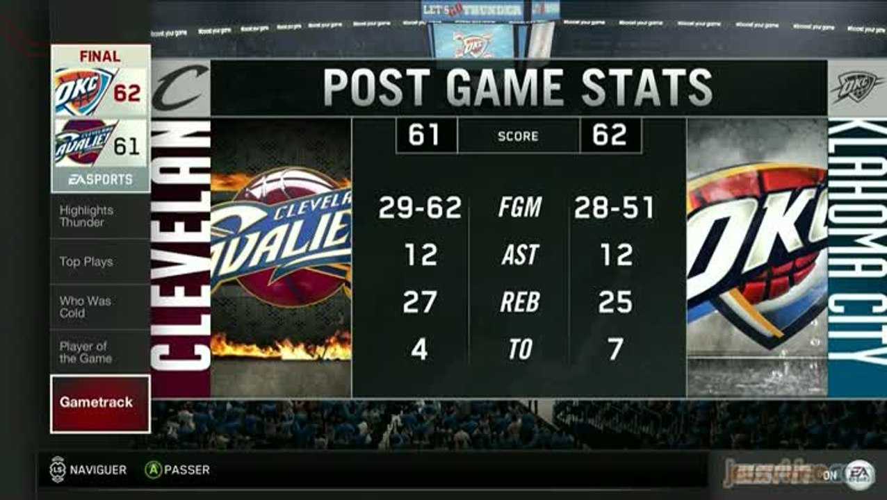 NBA Live 16 : analyse post-match