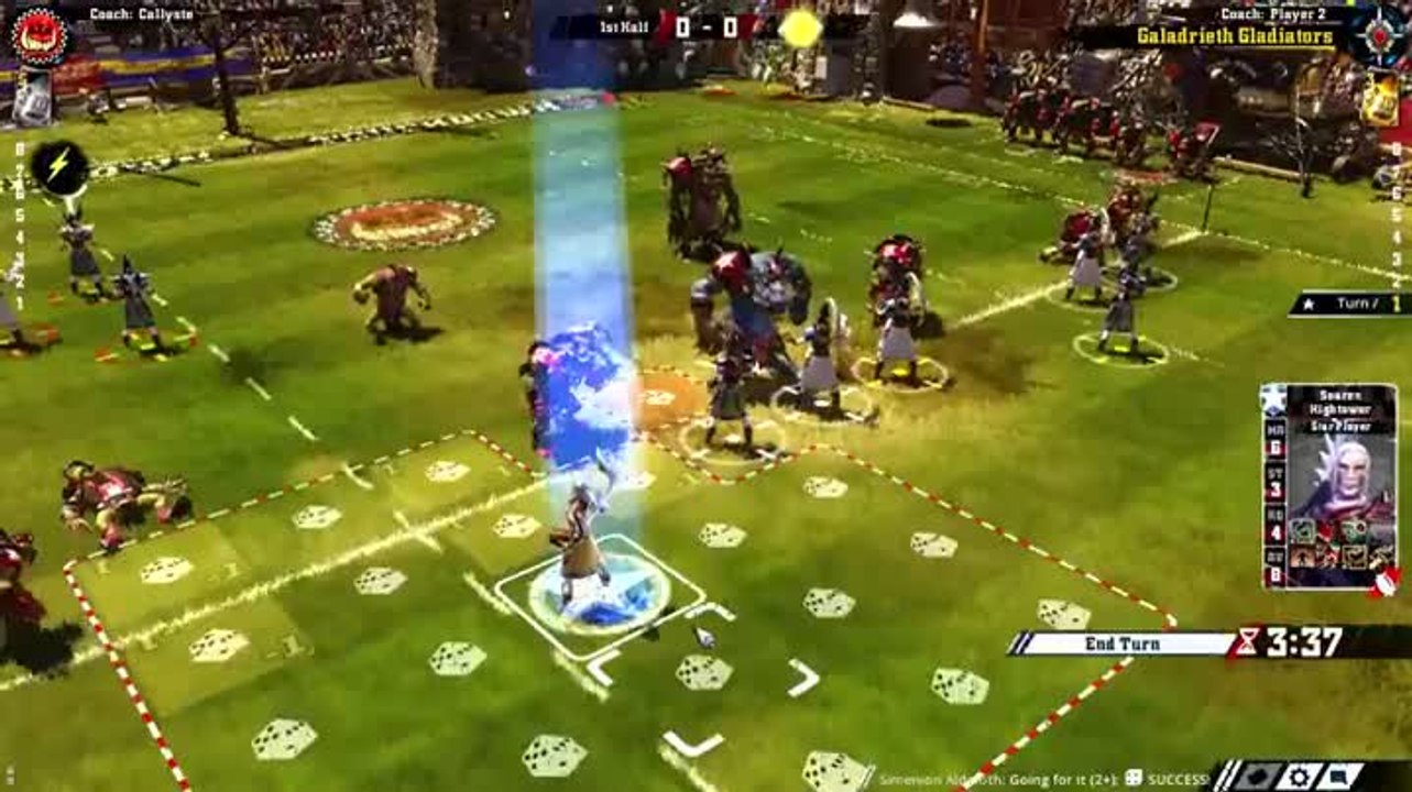 BLOOD BOWL 2  ORCS VS HIGH ELVES - GAMEPLAY.mp4