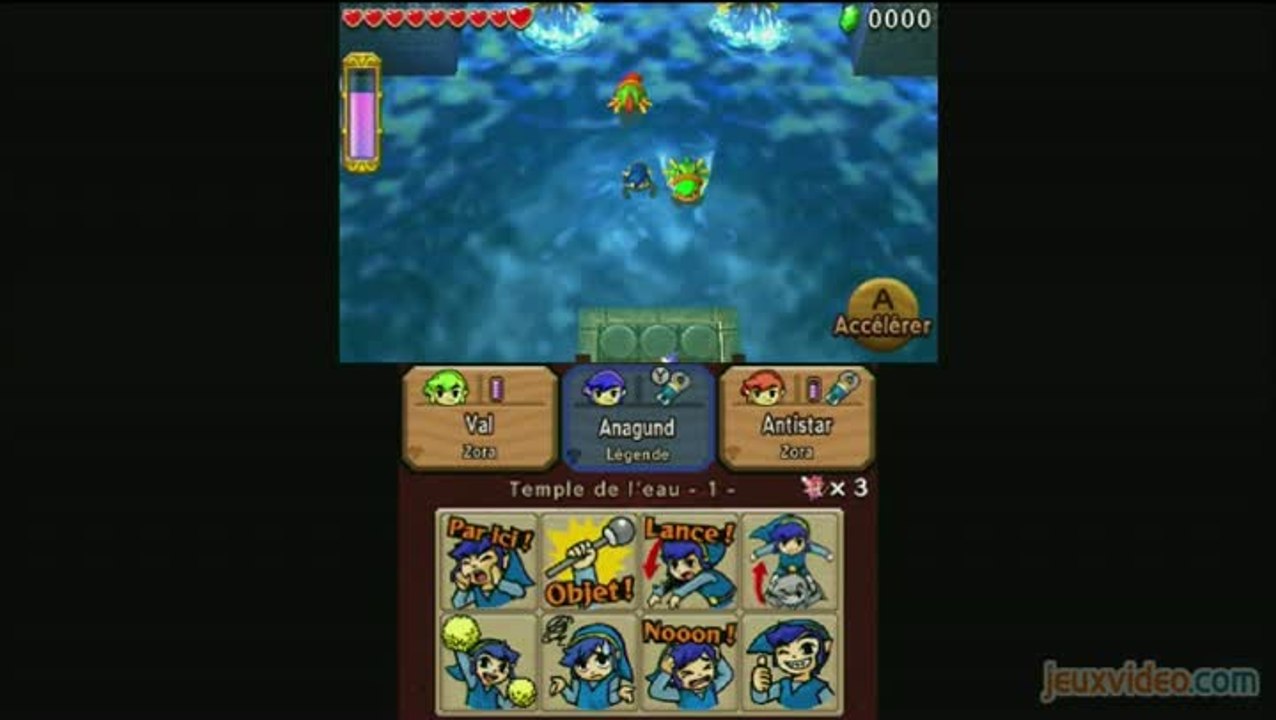 The Legend of Zelda : Tri Force Heroes - Temple de l'eau 1/2