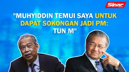 SINAR PM: Muhyiddin temui saya untuk dapat sokongan jadi PM: Tun M