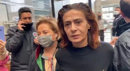 YILDIZ TİLBE SUÇ DUYURUSU İÇİN ADLİYEYE GELDİ - 2