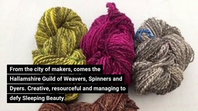 From the city of makers, comes the Hallamshire Guild of Weavers, Spinners and Dyers. Creative, resourceful and managing to defy Sleeping Beauty