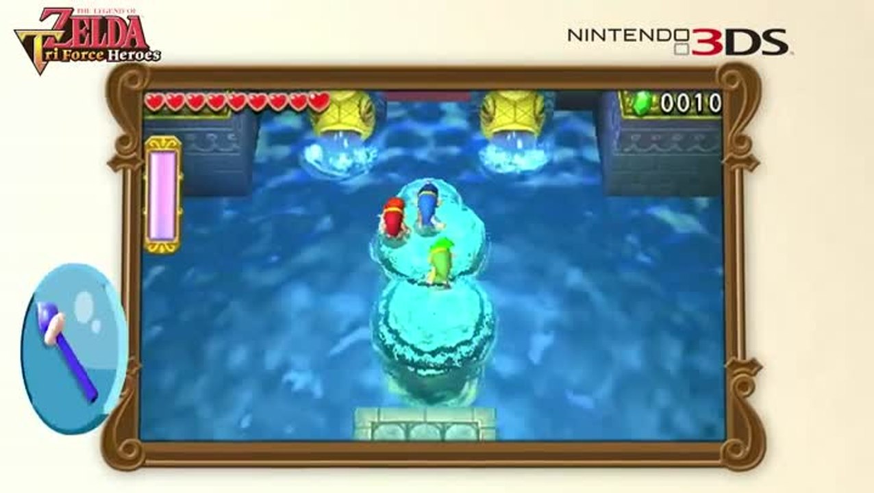 The Legend of Zelda  Tri Force Heroes - Découvrez les nouveaux pouvoirs de Link ! (N3DS).mp4