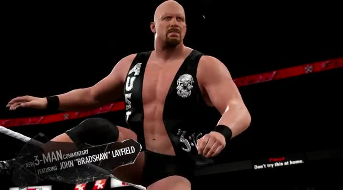 WWE 2K16 trailer lancement