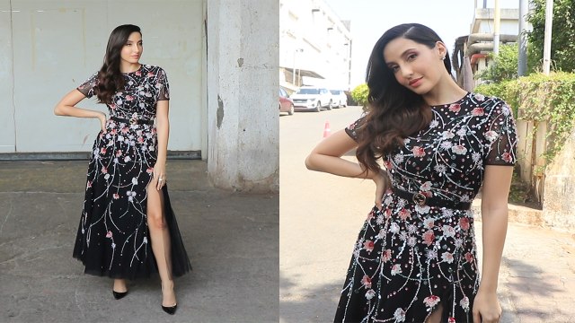 Nora Fatehi Ethnic Look में पहुंची Dance Deewane Junior के सेट पर; Watch video | FilmiBeat