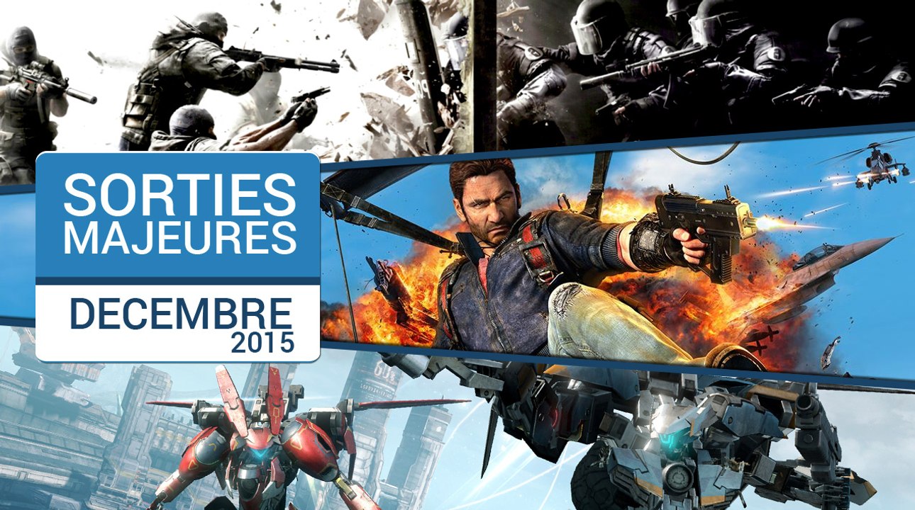 Les sorties majeures du mois de décembre 2015