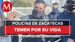Despiden a 7 policías por manifestarse ante la inseguridad que se vive en Zacatecas