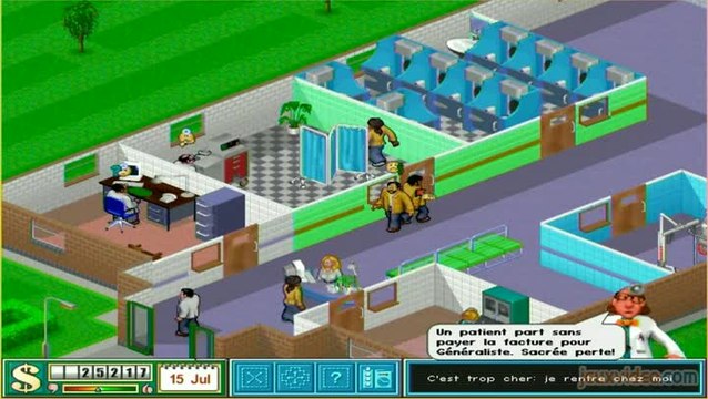 Theme Hospital, de la gestion à vous rendre fou