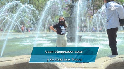 Altas temperaturas sofocan a la CDMX