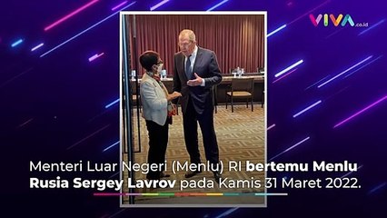 Menlu Rusia dan Indonesia Berbincang Serius, Ngomongin Apa?