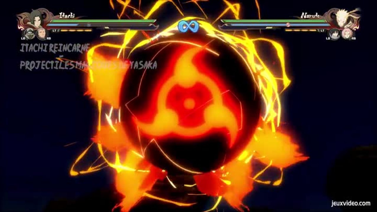 naruto shippuden ultimate ninja storm 4 - Itachi Réincarné - Porjectiles magiques de yasaka_1
