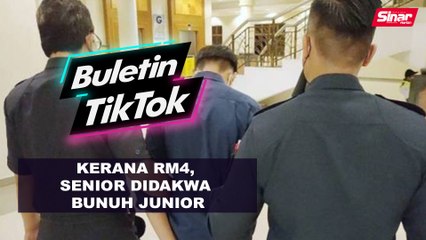 Kerana RM4, senior didakwa bunuh junior