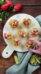 CUISINE ACTUELLE - Petits nids croustillants aux crevettes acidulées