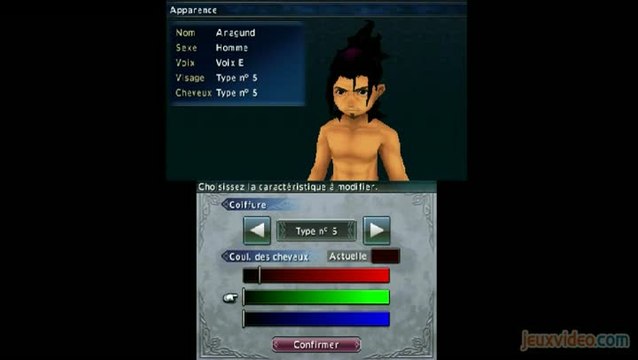 Final Fantasy Explorers : Créations du personnage